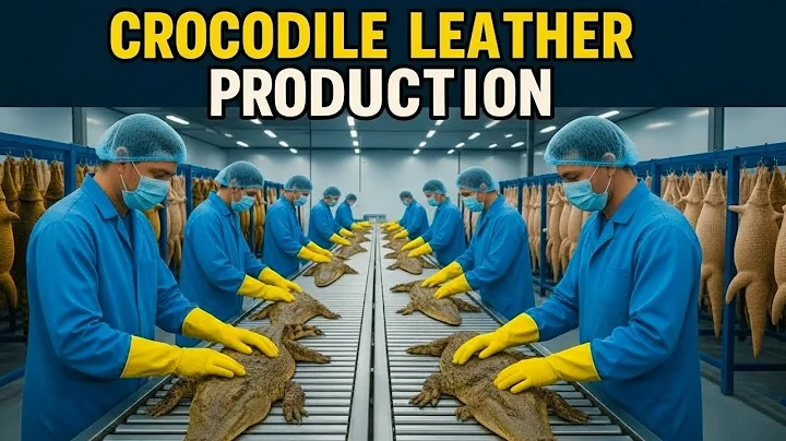 Inside the Crocodile-Leather Factory: From Farm to Luxury Item (Full Process)