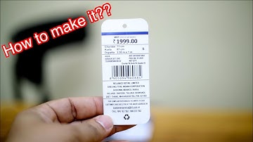 Garments Tag design and template paper and sticker Raintech POS Billing software Billing Software