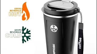 PRODUCT REVIEW #1: Peliflask Stainless Steel Coffee Mug With Lid 380ml Vacuum Tumbler Hot And Cold