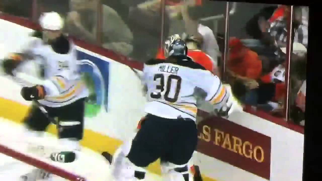 Hockey goalies have no fear! YouTube