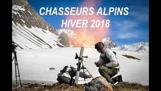 CHASSEURS ALPINS:&quot;Manoeuvre hiver 2018&quot;