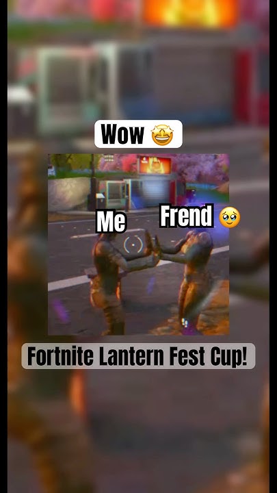 Fortnite Lantern Fest Cup! Making friends that I won’t see L fortnitellama fortnite 