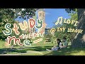 Study with me  2 hour pomodoro  chill lofi music ivy league campus view 