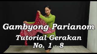 Tutorial Tari GAMBYONG PARIANOM 1 - 8 - Kreasi Seni Tari Tradisional Indonesia