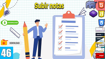 46 Cargado de notas en el curso Sistema de gestión escolar(PHP y MySql)FullStack