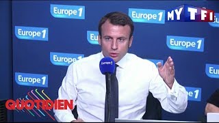 Macron : l'homme aux deux discours - Quotidien du 15 septembre | Quotidien avec Yann Barthès