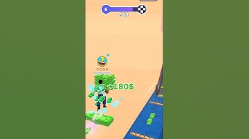 Money run 3d gameplay walkthroughCPSD $ All levels | android, iOSNew update #shorts games