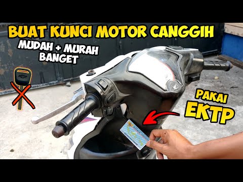 Cara Buat Kunci Motor Pakai Kartu RFID E-KTP