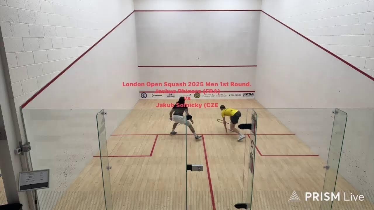 Live streaming of London Open Squash