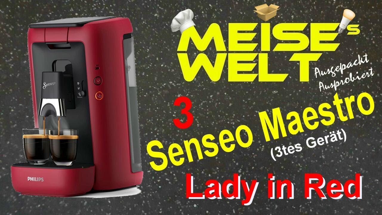 Philips CSA260/90 Senseo Maestro 1,2 L, 1 bar rot