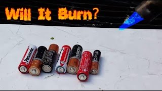 BATTERIES VS GAS TORCH!