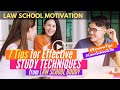 7 TIPS for Effective Study Techniques for Full-time and Working Law School Students