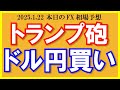 【ドル円】トランプ就任でドル高相場到来か?EURUSDの買いシナリオ解説【2025.1.22.FX相場予想】