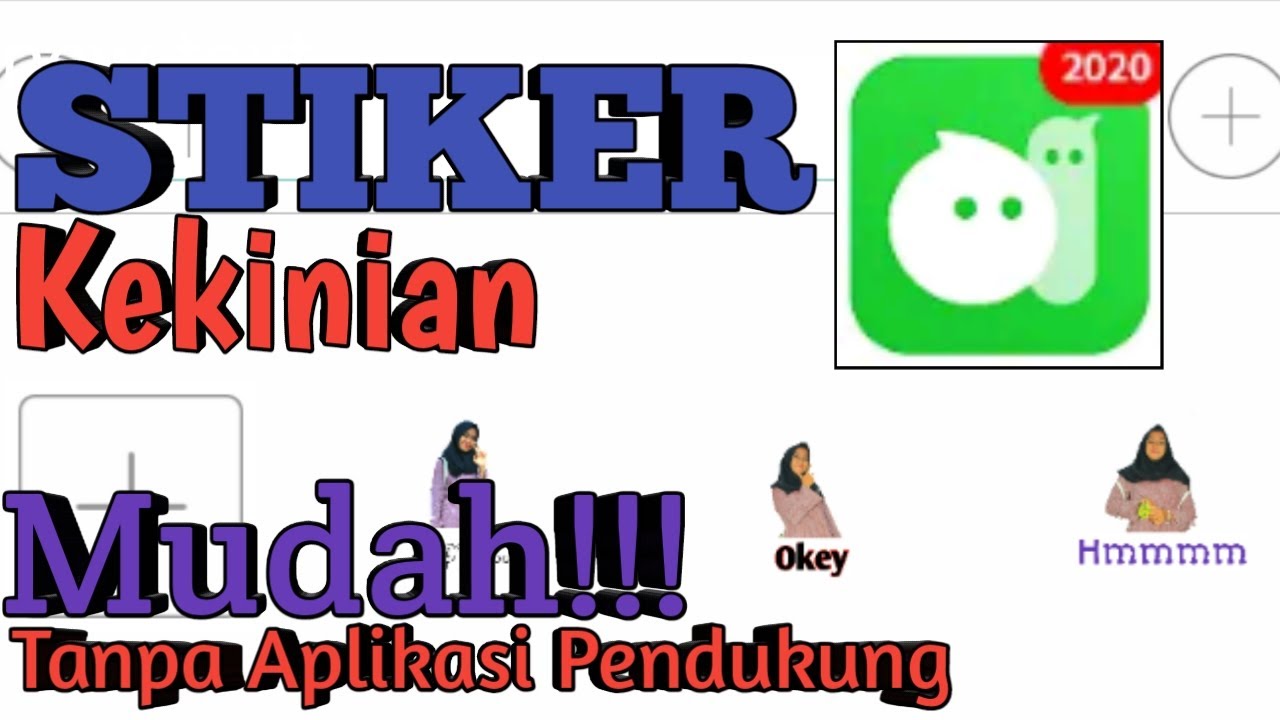 Cara Buat  Stiker  MiChat Pakai Foto Sendiri YouTube