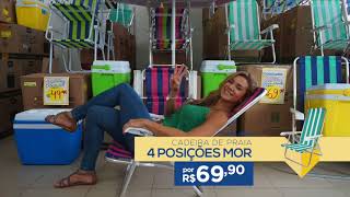 OFERTAS DE FIM DE ANO CASATUDO - CADEIRA DE PRAIA 4 POSIÇÕES