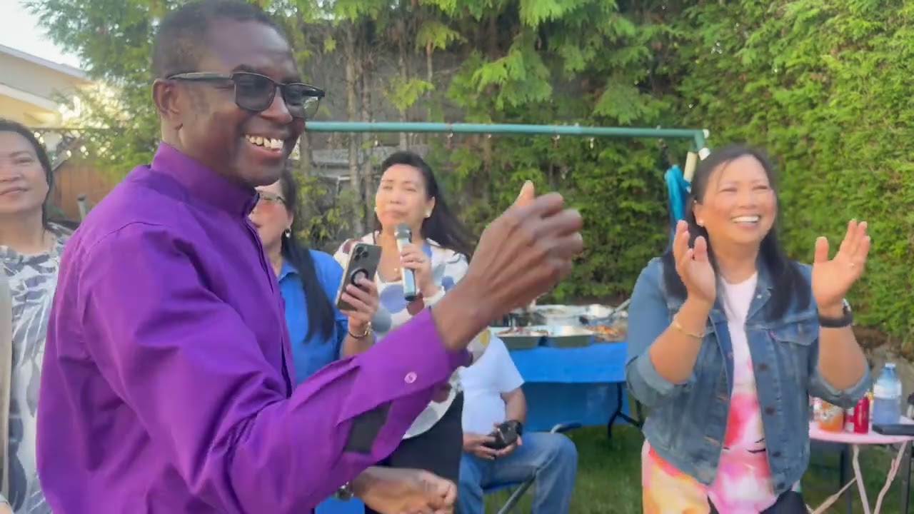 Dancing Queen- Carol and Peng with Edwin on Tenor Sax