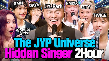 From TWICE to NMIXX💫 JYP Family Takes Over Hidden Singer Special Compilation💙