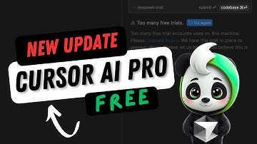 Cursor Ai - Free fix for "Too many free trial" 2025