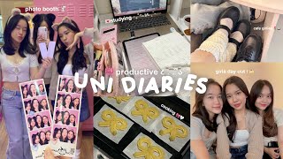 ✧˖°. UNI VLOG 🩰 || girls day out, dance practice, studying, etc🌷