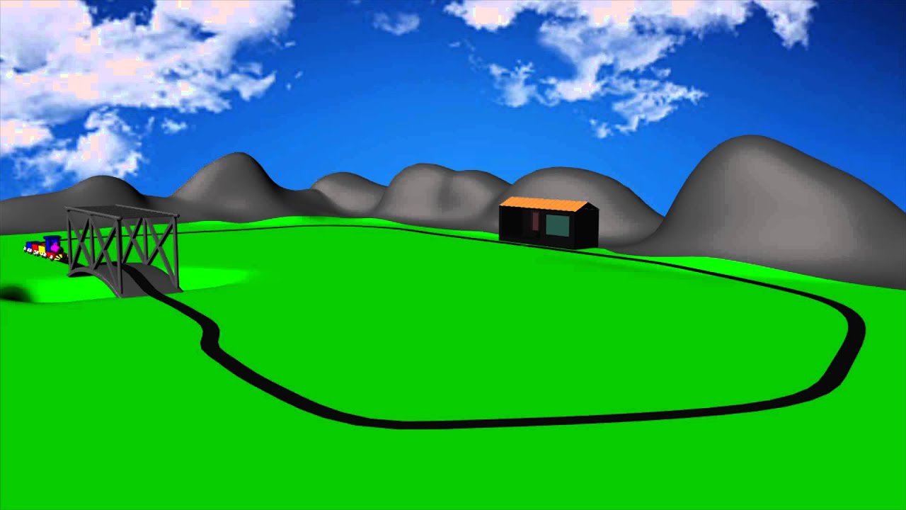 Toy train animation - YouTube