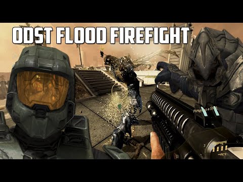 ODST FLOOD FIREFIGHT GAMEPLAY - Halo: The Master Chief Collection Season 8 Flight