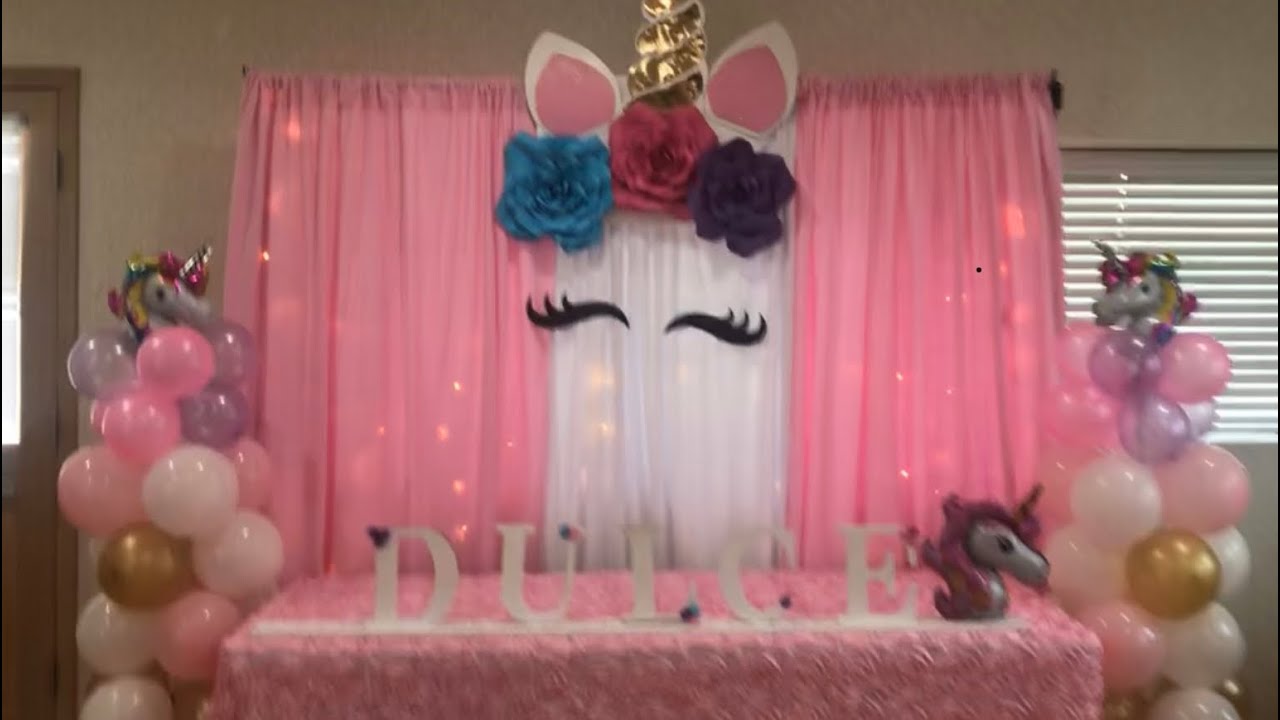 Decoracion de Unicornio