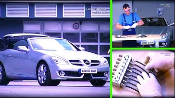 Mercedes-Benz SLK - How to prepare the hydraulic pressure test on Vario roof | R171
