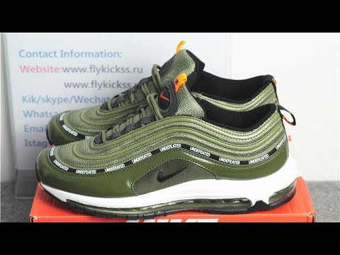 undefeated air max 97 olive