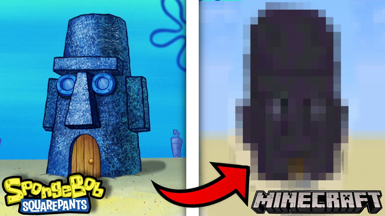 I built the Bikini Bottom in Minecraft! | Episode two (Squidwards house)