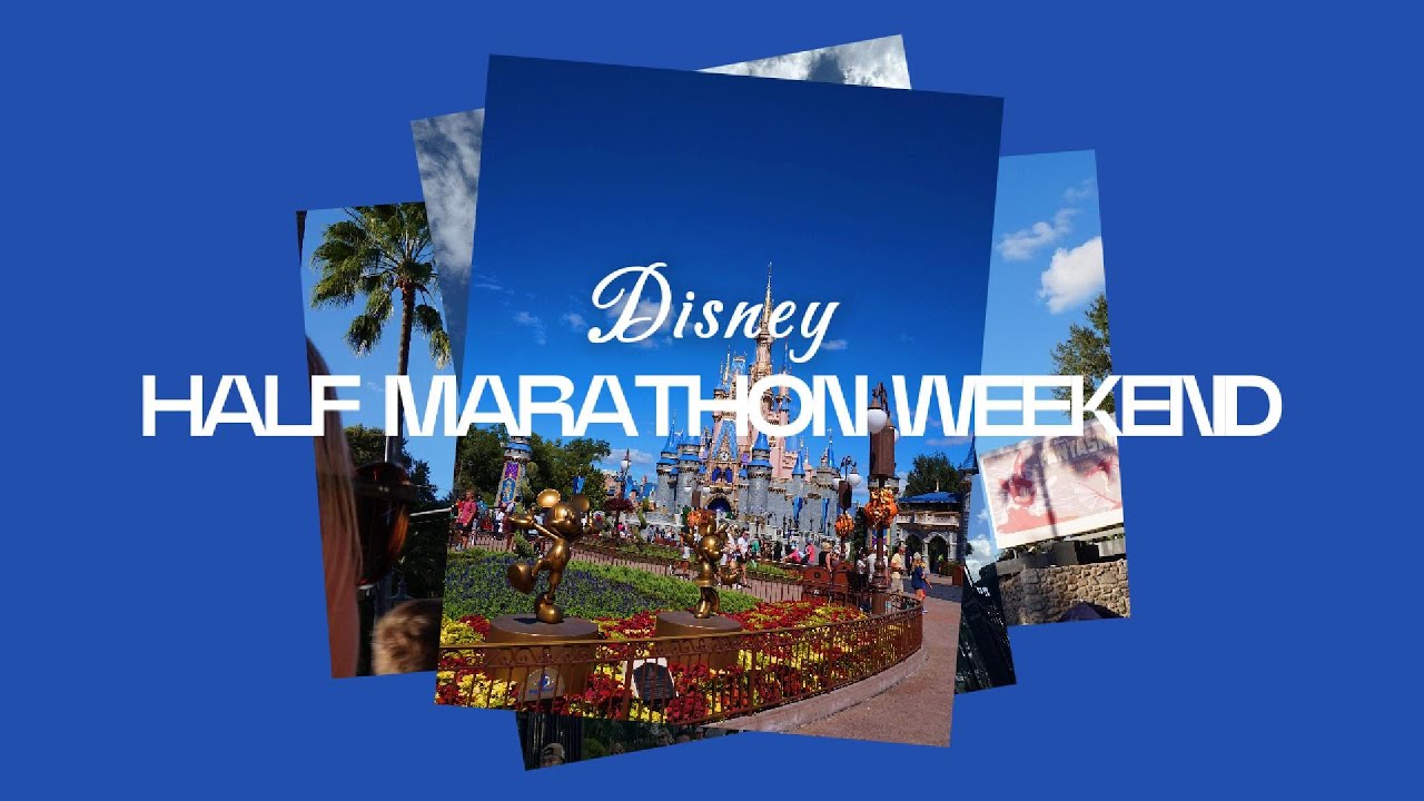 Weekend in Disney!! + my first half marathon! - YouTube