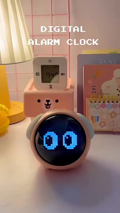 Jam Alarm Lucu 😍 #jamalarm #alarmclock #jamrobot #pixelclock #pixel #shopee #tiktok  #fyp #jamunik