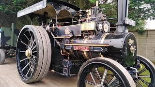 Foden Road Locomotive 'Earl Of Dudley' arriving at the Springfields steam up