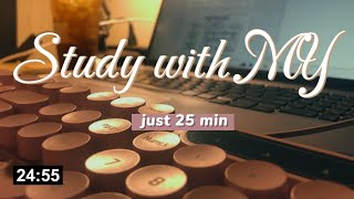 25-MIN NIGHT STUDY WITH MY 🩺 | Cùng Sinh Viên Y Cày Bài (Real Time, Piano Chill) screenshot 5