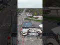 Aftermath: building explosion, Mt. Morris, MI.