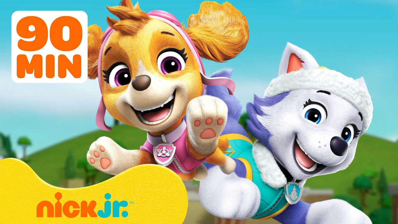 PAW Patrol | Mädchen‑Power‑Rettungen! Mit Skye & Everest – 90 Minuten | Nick Jr. Deutschland