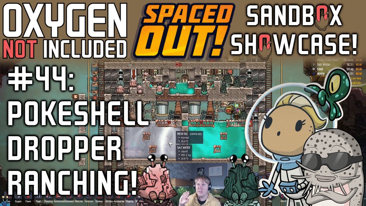 How To Ranch Pokeshells With Automation In ONI: Spaced Out! Sandbox Showcase #44