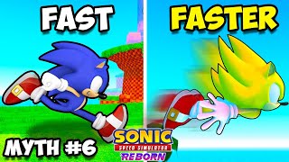Busting 11 Super Sonic Myths! (Sonic Speed Simulator)