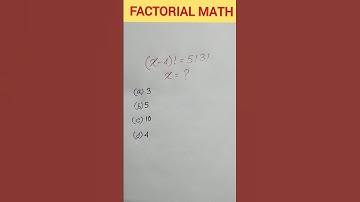 Factorial math tricks #maths #mathsaminute #shorts