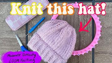 Knit this hat with me! Child’s hat on a knitting loom