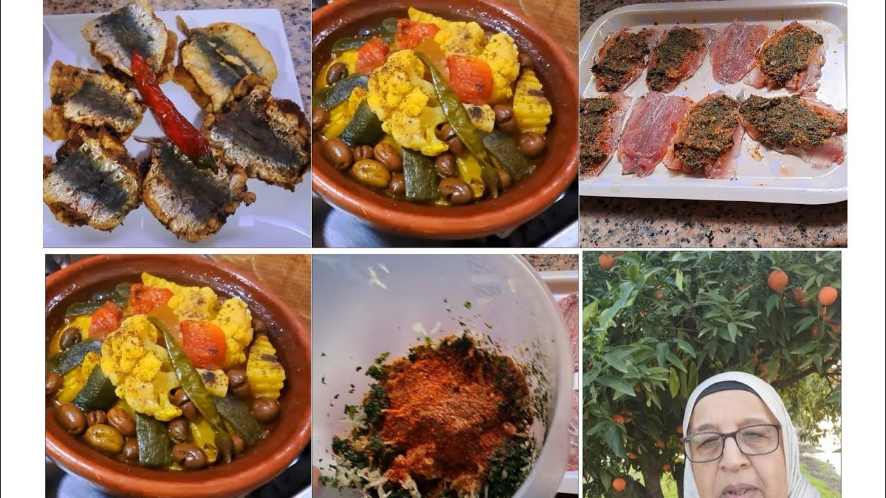 احسن شرمولة سردين بنينة مع طجين معلك ولذيذ جربيه 🇲🇦💕