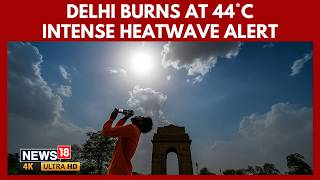 Delhi Heatwave | Temperature Crosses 44°C, IMD Warns of Worsening Heat From May 19-22 | 4K