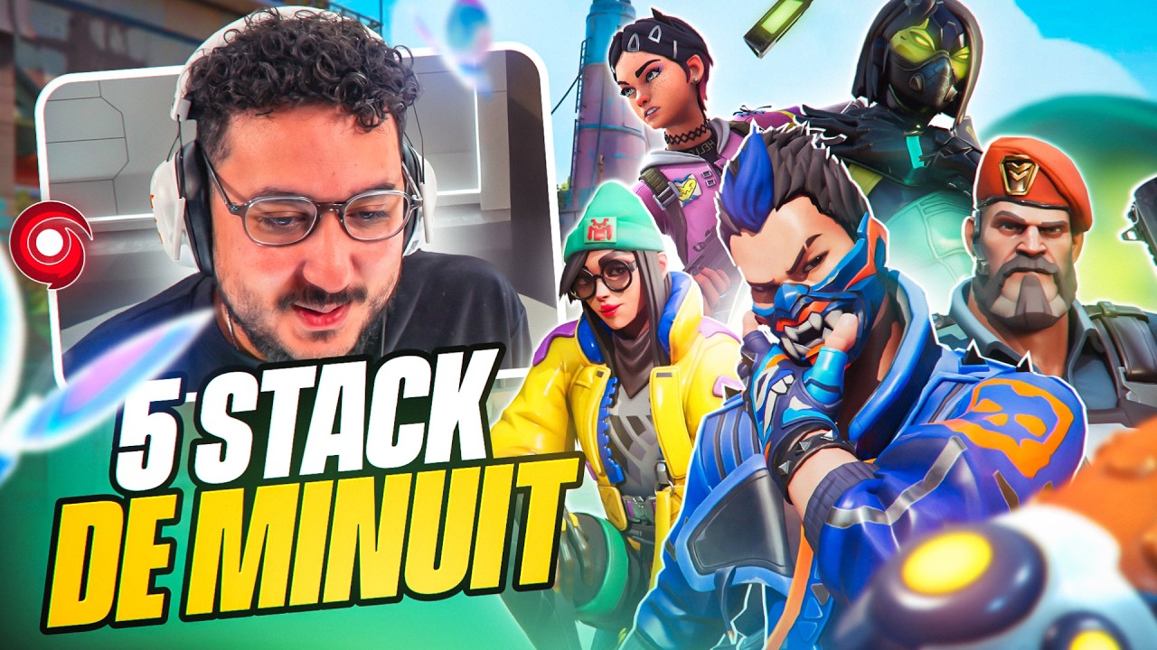LA FIVE STACK DE LA NUIT 😈 (Valorant ft. Brawks, Itachi, Akytio & Luccio)