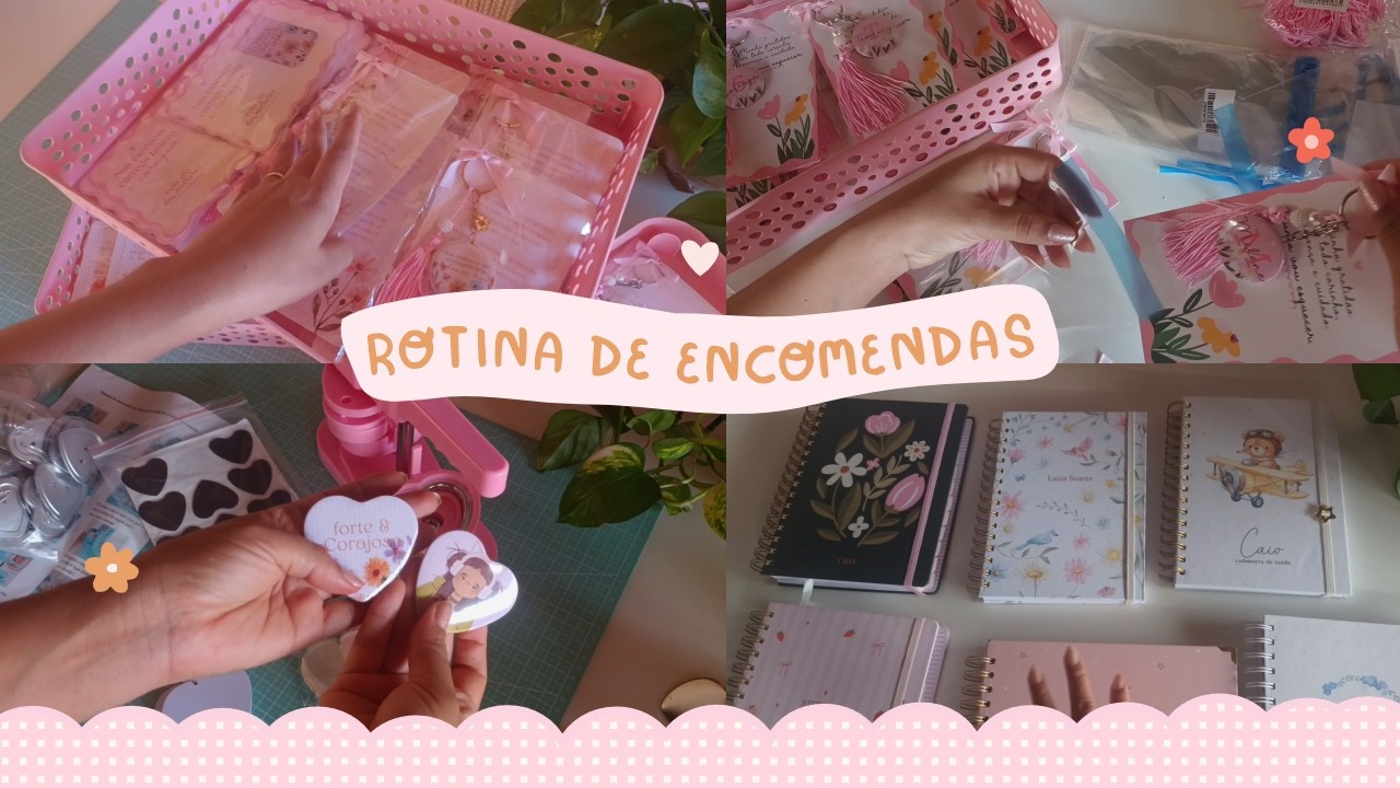 studio vlog #62  🌻✨ Rotina de produção, alguns pedidos dia da mulher, prensa button coração