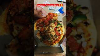Domino's Farmhouse pizza 🍕 #dominosindia #dominospizza #farmhousepizza #dominoshorts  #dominos