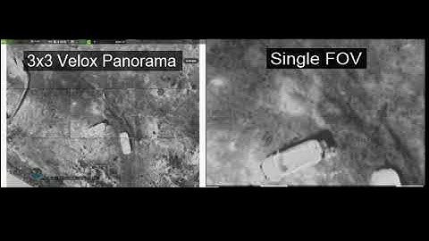 3x3 panorama from Nanomotion Velox Sensing payload