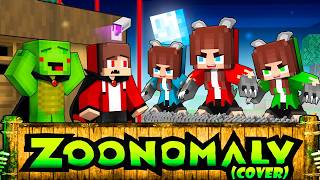 Vampire JJ`s Security House vs WEREWOLF Girls | Zoonomaly Theme Song (COVER)