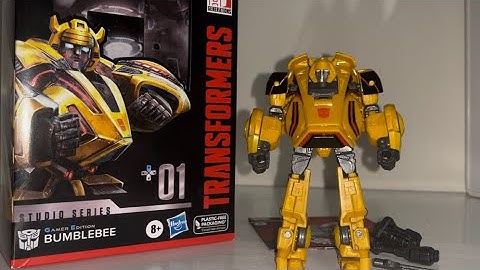 How to transform studio series gamer edition Bumblebee figure. SS 01 war for cybertron deluxe