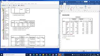 Multiple Linear Regression with Enter, Forward, Backward, and Stepwise Methods using SPSS