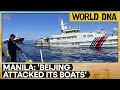 Manila accuses Beijing of shooting water canons at its boats | World DNA | WION