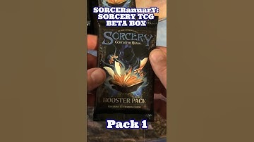 SORCERanuarY: Sorcery TCG Beta Box - Pack 1! #Short